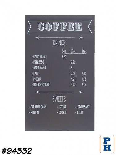 Menu Sign