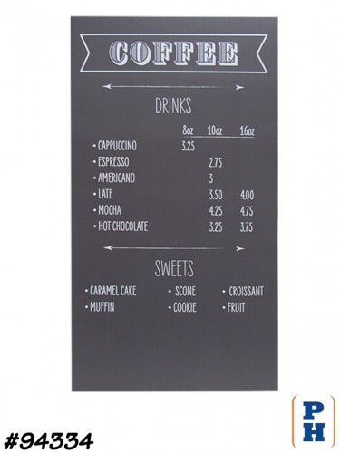 Menu Sign