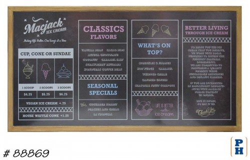 Menu Sign