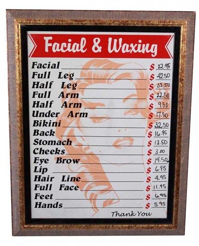 Nail Salon Menu