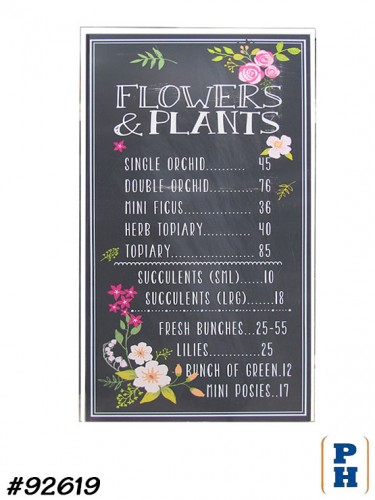 Menu Sign