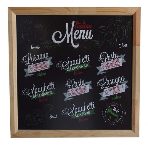 Italian Menu Sign