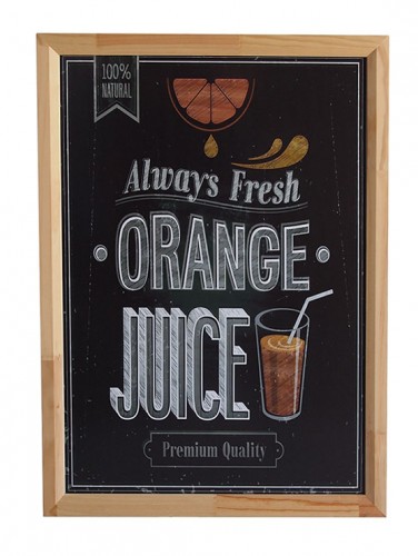 Orange Juice Sign