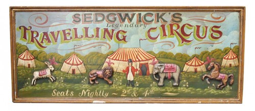 Wood Sign in Relief