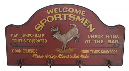 wood sign