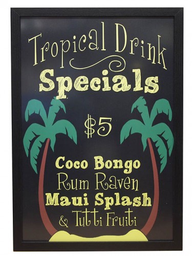 Tropical Drinks Sign
