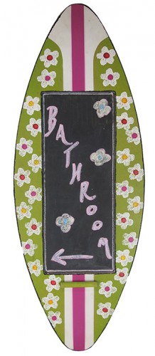 Surfboard Chalkboard