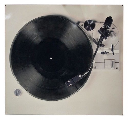 Record Turntable Sign