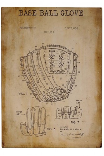 Baseball Glove Sign