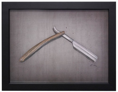 Straight Razor Drawing