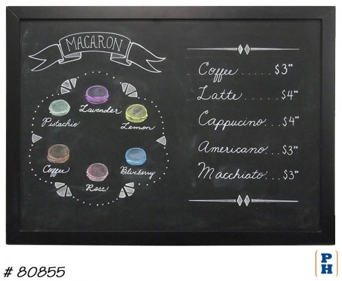 Chalkboard Menu Sign