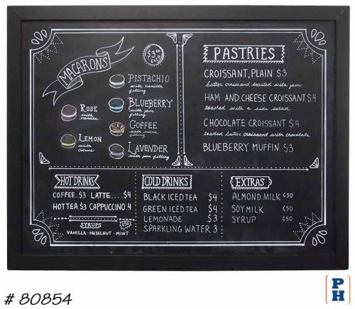 Chalkboard Menu Sign