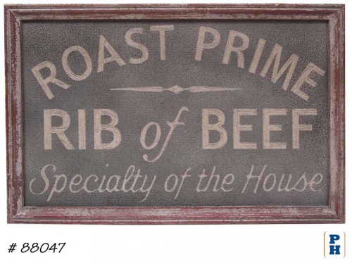 Prime Rib Sign