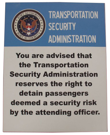 airport sign