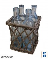 Bottles in Baskets