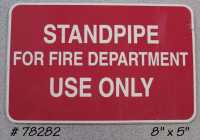 Standpipe Sign