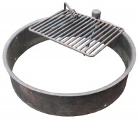 Campsite Barbecue Fire Ring