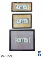 Framed $1 Bill