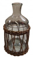 bottle in basket