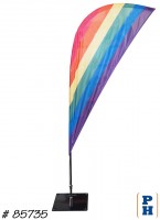 Teardrop - Parking Lot Flag