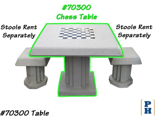  Chess Table Set,    Table Only