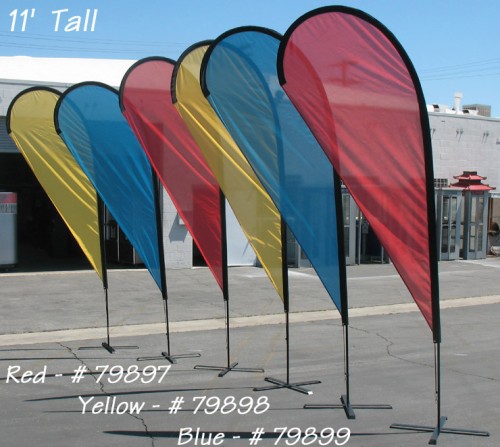 Teardrop - Parking Lot Flag