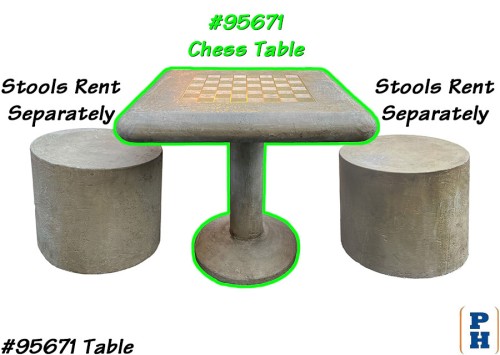  Chess Table Set,  Table Only