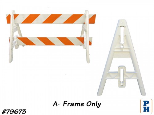 Traffic Barricade: A-Frame Only