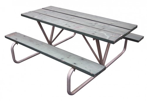 Campsite Picnic Table In, What Size Are Campground Picnic Tables