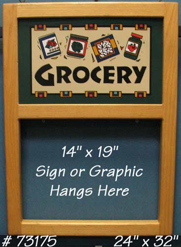 grocery sign