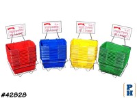 Shopping Baskets with Rack
