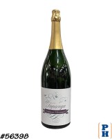 Oversize Champagne Bottle