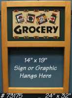 grocery sign
