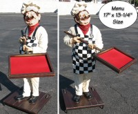 Pizza Chef, Lifesize Figure