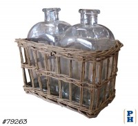 Bottles in Baskets