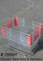 Shopping Baskets with Rack