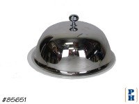 Serving Plate with Chrome Lid