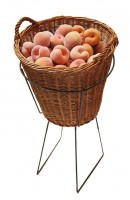 Wicker Basket & Stand