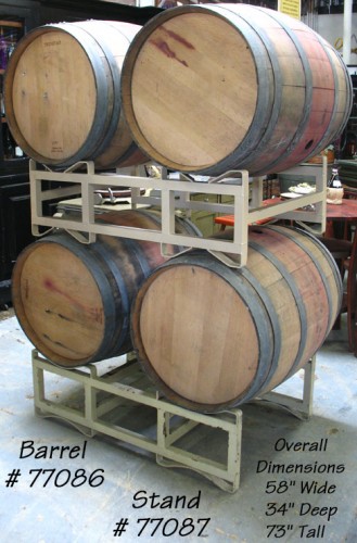Wine Barrels and Racks
