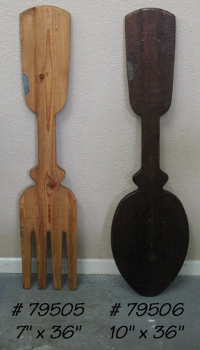 Oversize Fork & Spoon