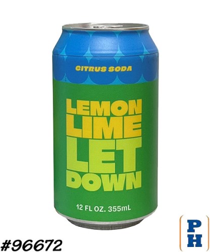 Soda Can with Cleared Label