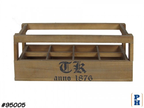 Wine Bottle Carry Crate- Box