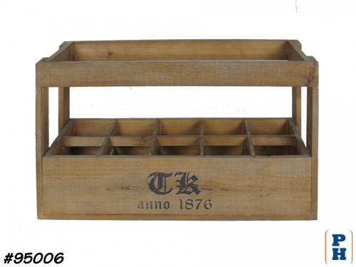 Wine Bottle Carry Crate- Box