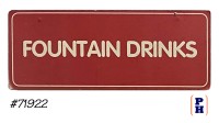 Fountain Drinks Sign