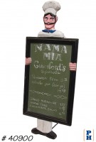 Chef Menu Chalkboard