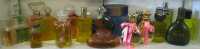 perfume bottle display