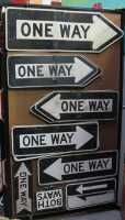 Traffic Signs (Panel #04), One Way Arrows