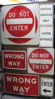Traffic Signs (Panel #05), Do Not Enter, Wrong Way