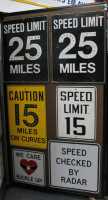 Traffic Signs (Panel #11), Speed Limit