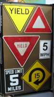 Traffic Signs (Panel #12), Yield, Speed Limit